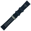 time+ FKM Rubber Tropical Quick Release Watch Strap Navy