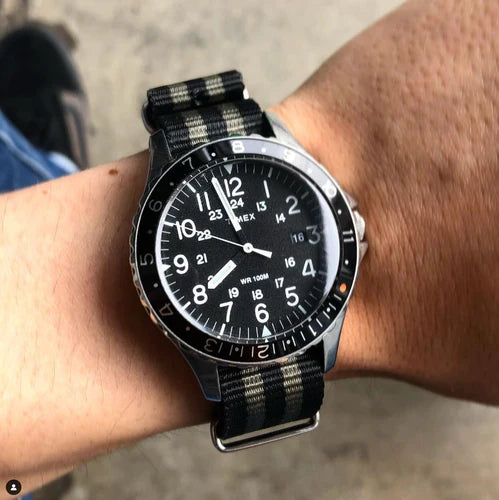 time+ Ballistic Nylon Military Watch Strap Bond on TIMEX