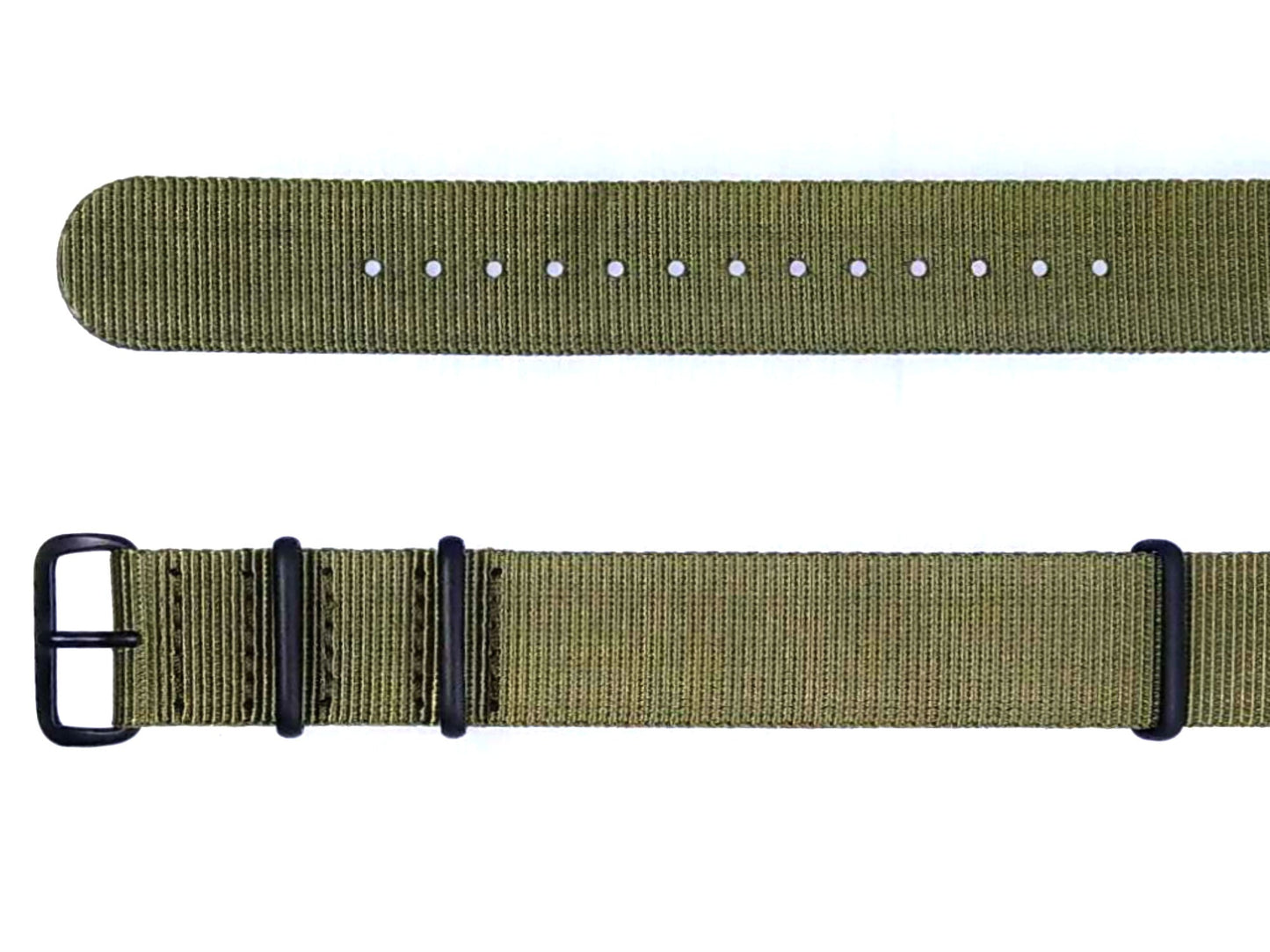 time+ Ballistic Nylon Military Watch Strap Olive