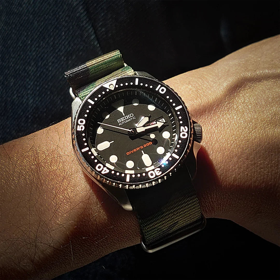 time+ Nylon Camouflage Military Watch Strap