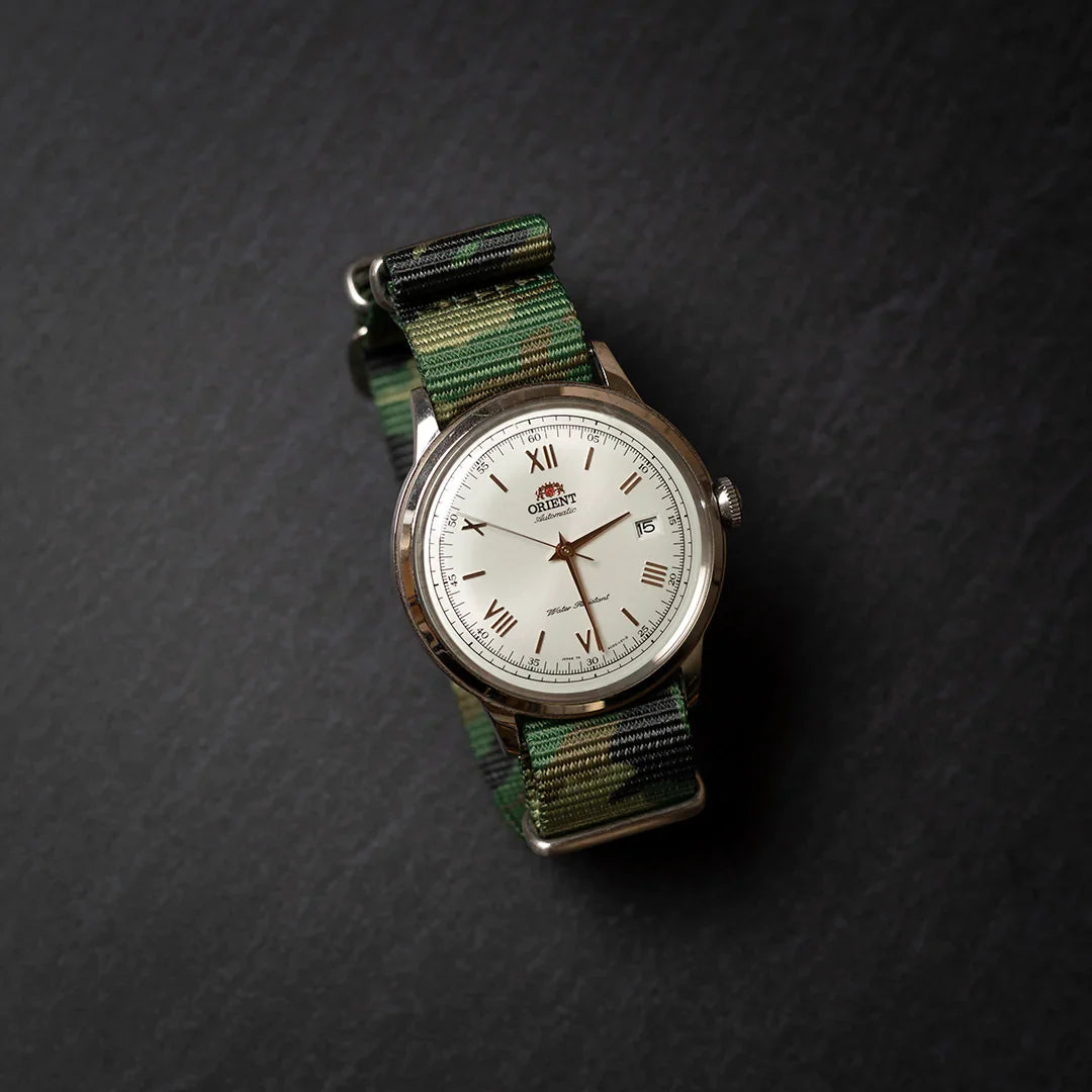 time+ Nylon Camouflage Military Watch Strap