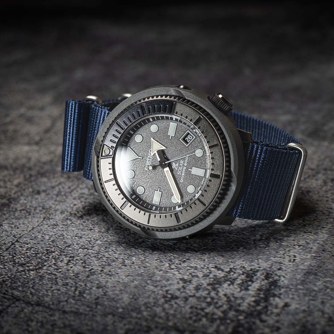 time+ Ballistic Nylon Military Watch Strap Navy