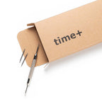 time+ 5 - ring Oil Leather Military Watch Strap Dark Brown