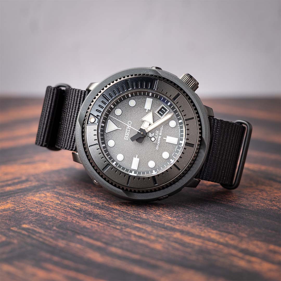 time+ Ballistic Nylon Military Watch Strap Black