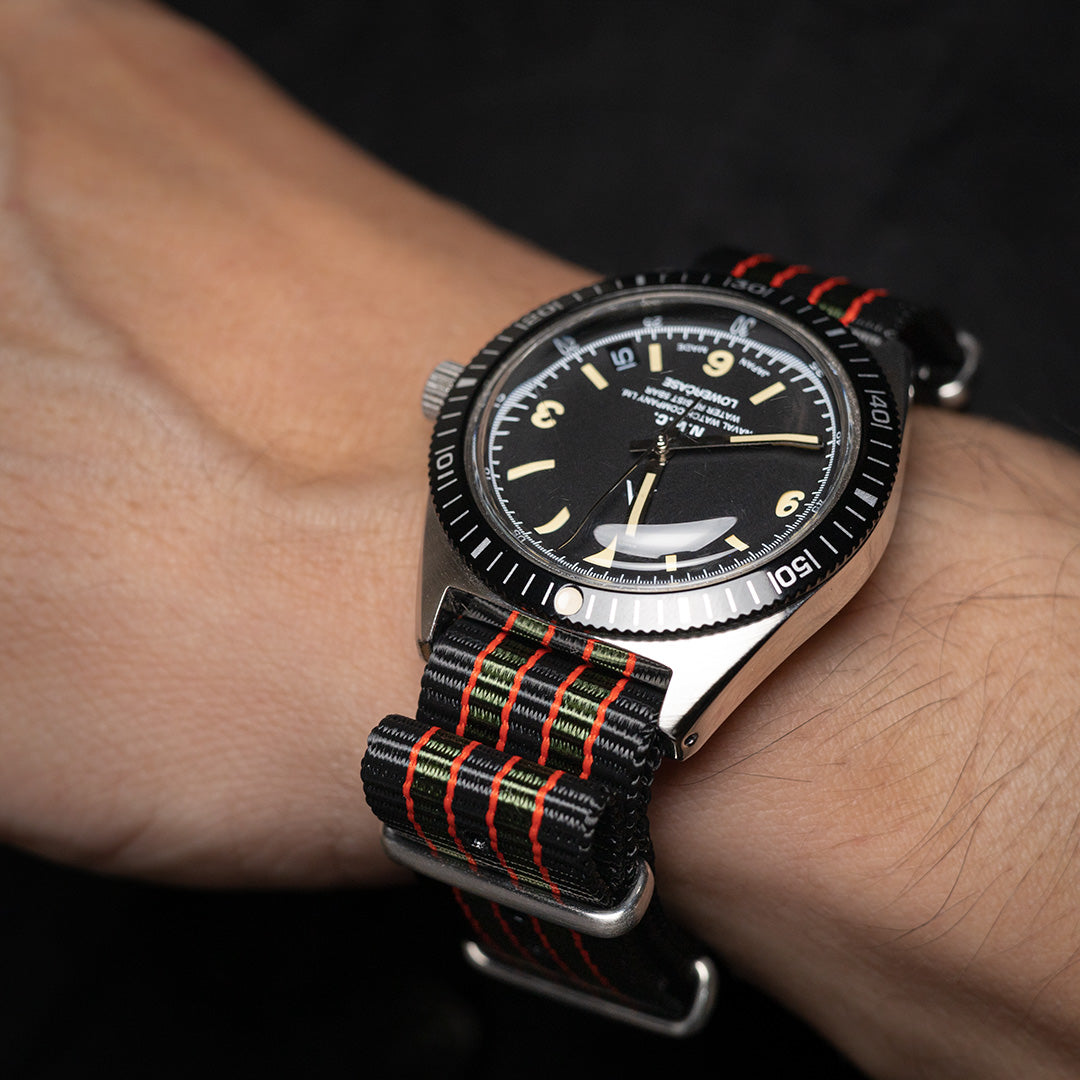 time+ Ballistic Nylon Military Watch Strap Vintage Bond