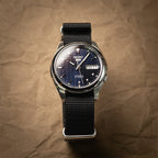 time+ Ballistic Nylon Military Watch Strap / Black - Polished