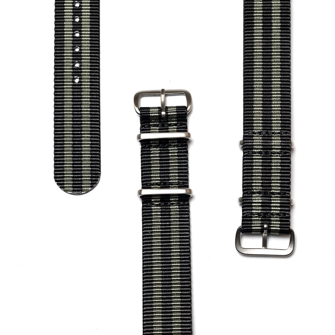time+ Ballistic Nylon Military Watch Strap Bond - Brushed