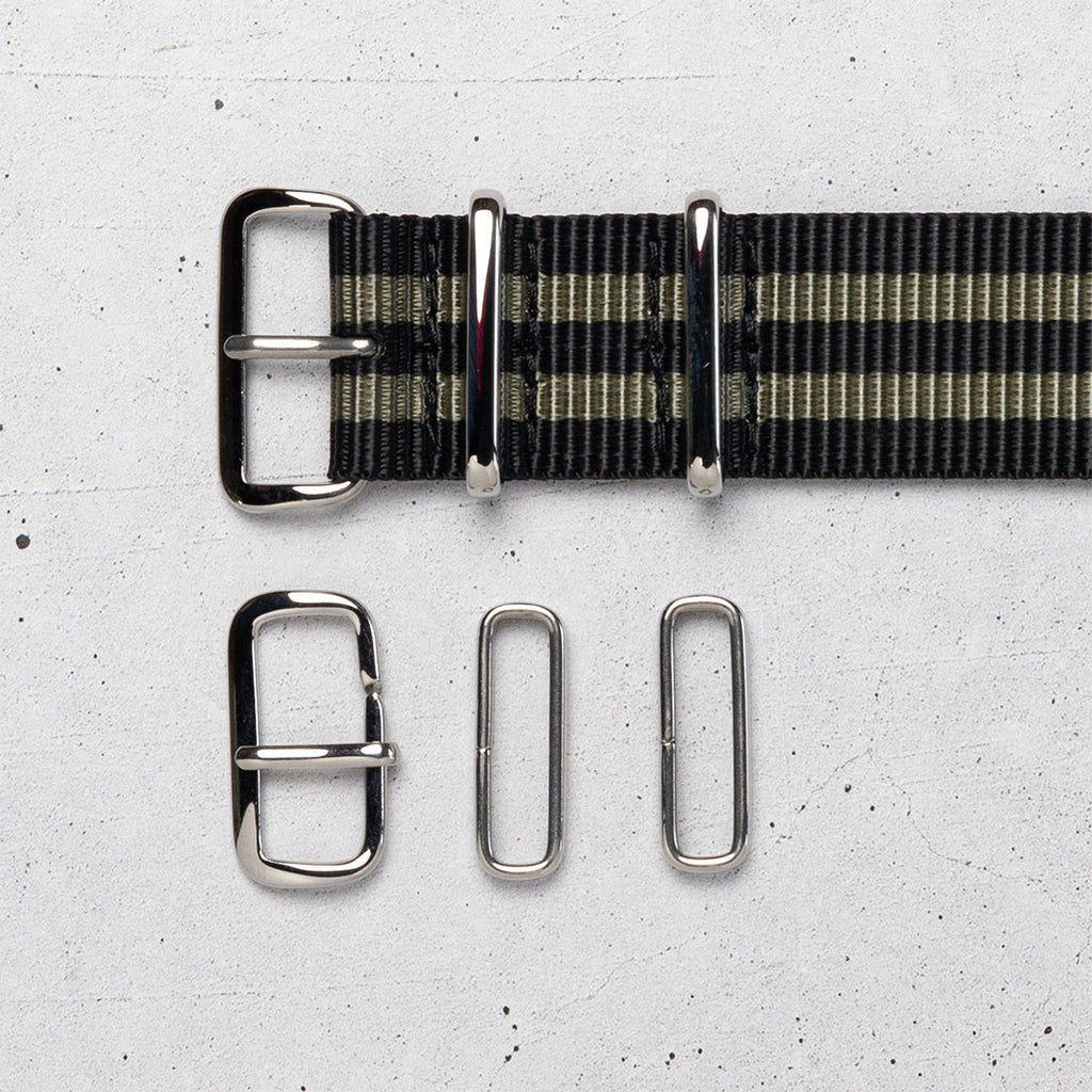 time+ Ballistic Nylon Military Watch Strap Bond - Polished