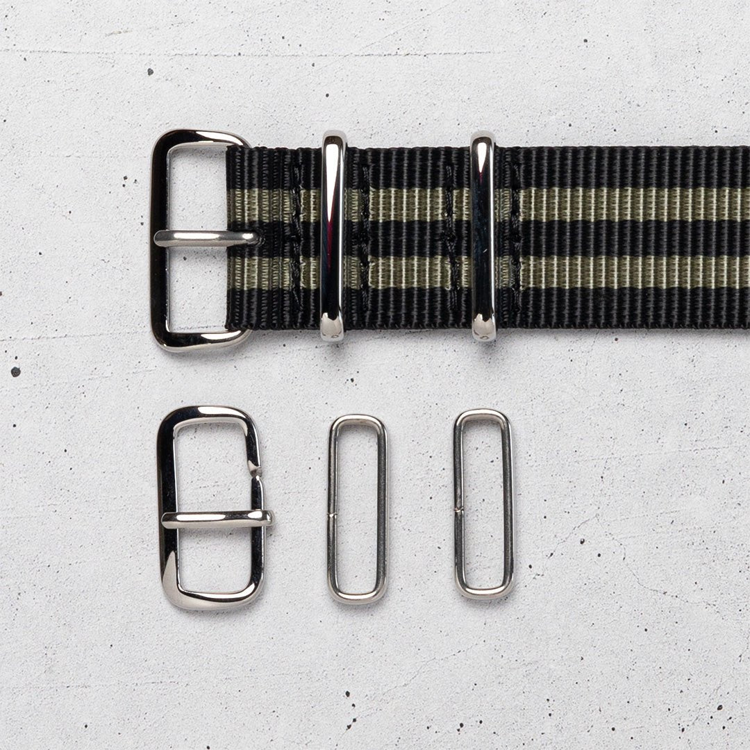 time+ Ballistic Nylon Military Watch Strap Bond - Polished