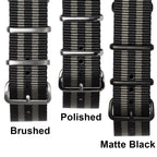 time+ Ballistic Nylon Military Watch Strap Bond, Hardware Options