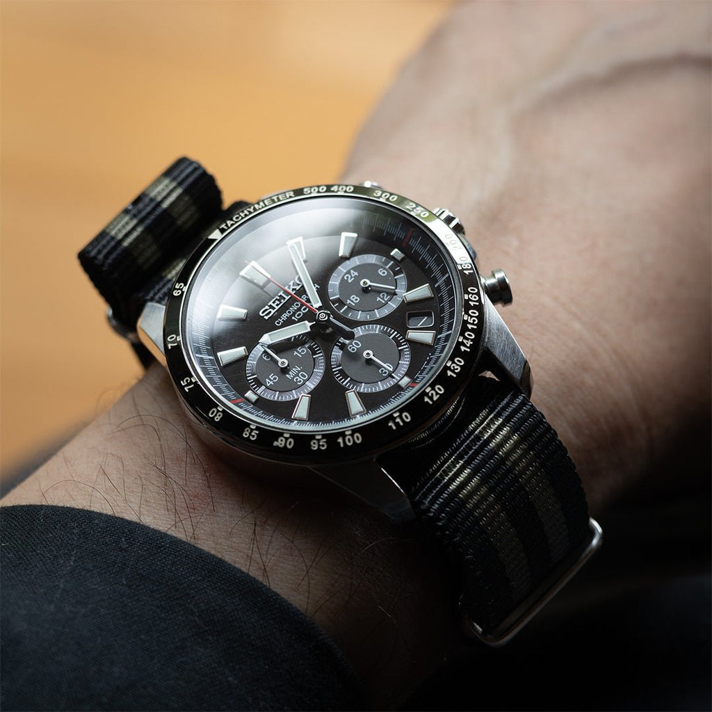time+ Ballistic Nylon Military Watch Strap / Bond - Polished