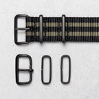 time+ Ballistic Nylon Military Watch Strap Bond - Matte Black