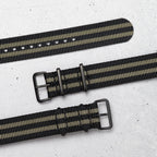 time+ Ballistic Nylon Military Watch Strap Bond - Matte Black