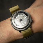 time+ Ballistic Nylon Military Watch Strap / Olive - Matte Black