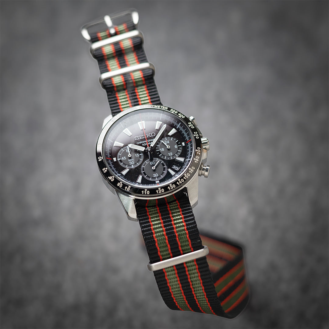 time+ Ballistic Nylon Military Watch Strap Vintage Bond