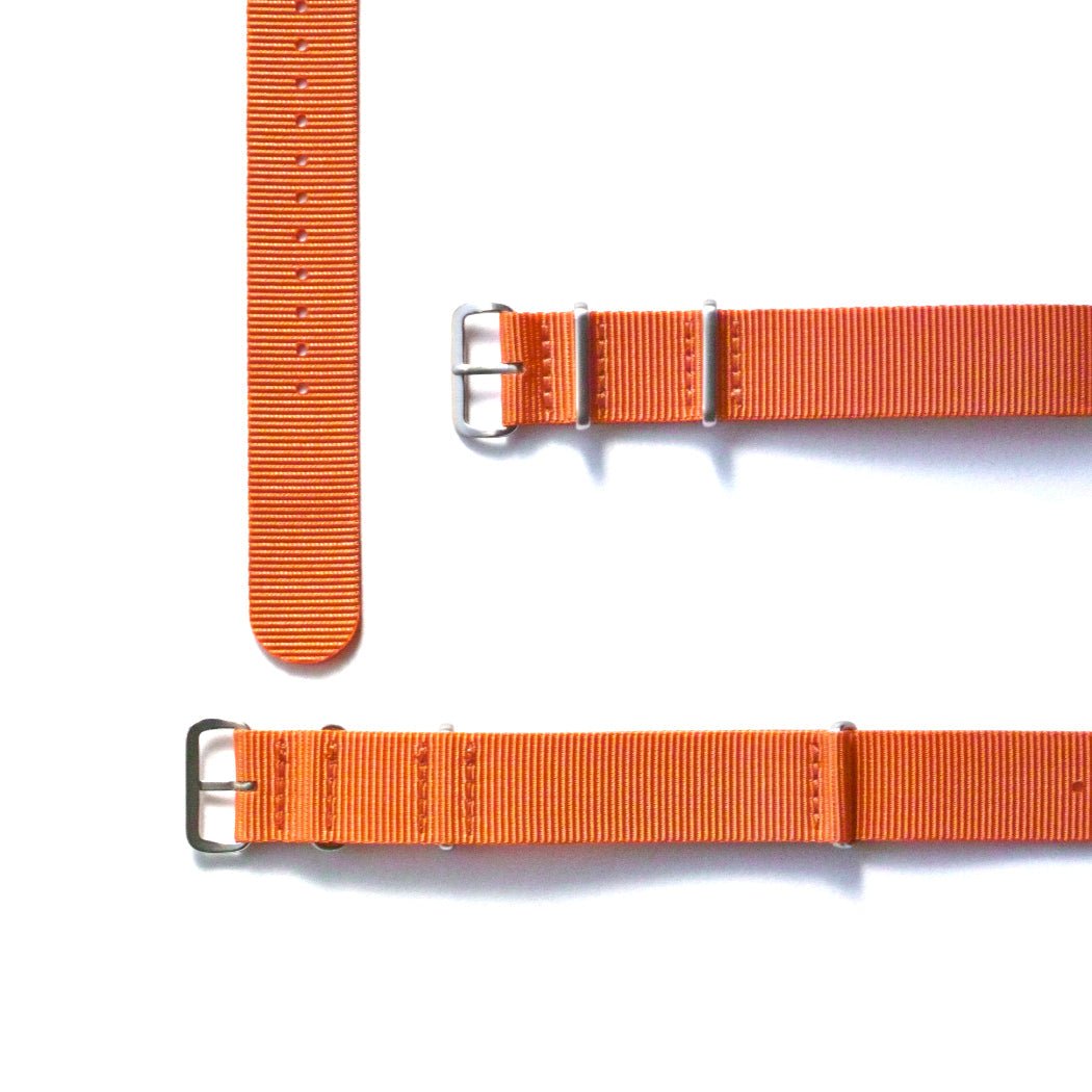 time+ Ballistic Nylon Military Watch Strap Orange