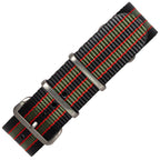 time+ Ballistic Nylon Military Watch Strap Vintage Bond - Brushed