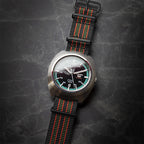 time+ Ballistic Nylon Military Watch Strap Vintage Bond - Matte Black