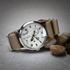 time+ Ballistic Nylon Military Watch Strap Beige