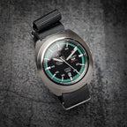 time+ Ballistic Nylon Military Watch Strap Dark Grey - Brushed