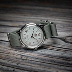 time+ Ballistic Nylon Military Watch Strap Light Grey