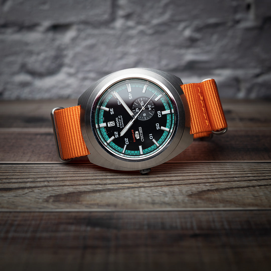time+ バリスティックナイロン ミリタリーストラップ 時計ベルト オレンジ