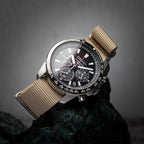 time+ Ballistic Nylon Military Watch Strap Beige