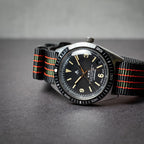 time+ Ballistic Nylon Military Watch Strap Vintage Bond - Matte Black