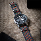 time+ Ballistic Nylon Military Watch Strap Vintage Bond - Brushed