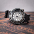 time+ Ballistic Nylon Military Watch Strap Black - Matte Black