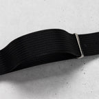 Black Ribbed Nylon