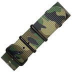time+ Camouflage Nylon Military Watch Strap - Matte Black