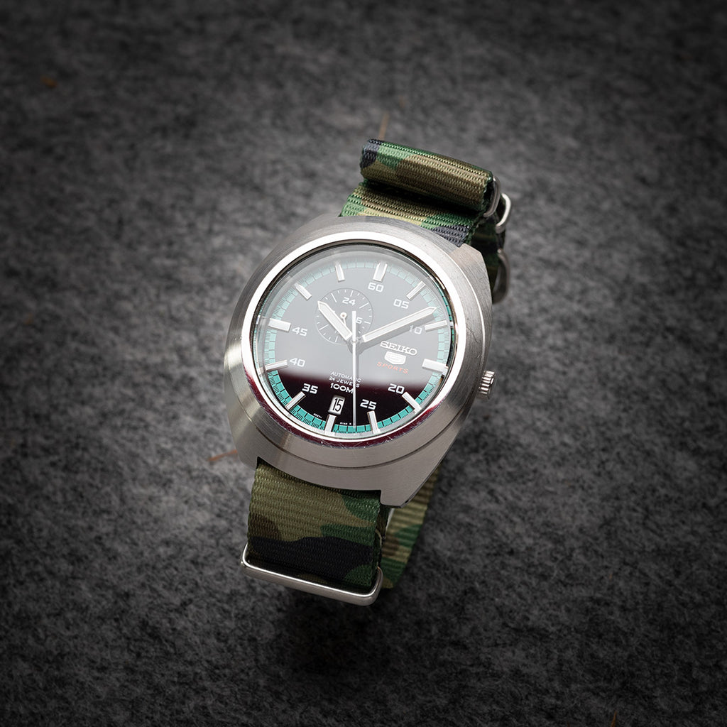 time+ Camouflage Nylon Military Watch Strap