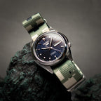 time+ Digital Camo Nylon Military Watch Strap - Brushed