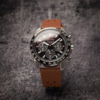 time+ FKM Rubber Tropical Quick Release Watch Strap Brown