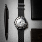 time+ FKM Rubber Tropical Quick Release Watch Strap Black