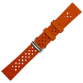 time+ FKM Rubber Tropical Quick Release Watch Strap Orange