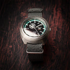 time+ Perlon Military Watch Strap Grey