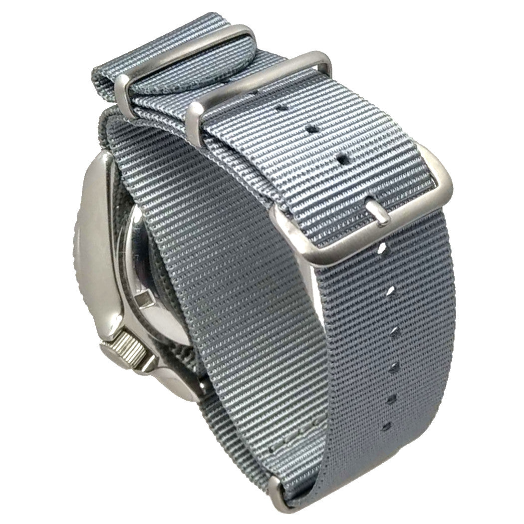 time+ Ballistic Nylon Military Watch Strap Light Grey