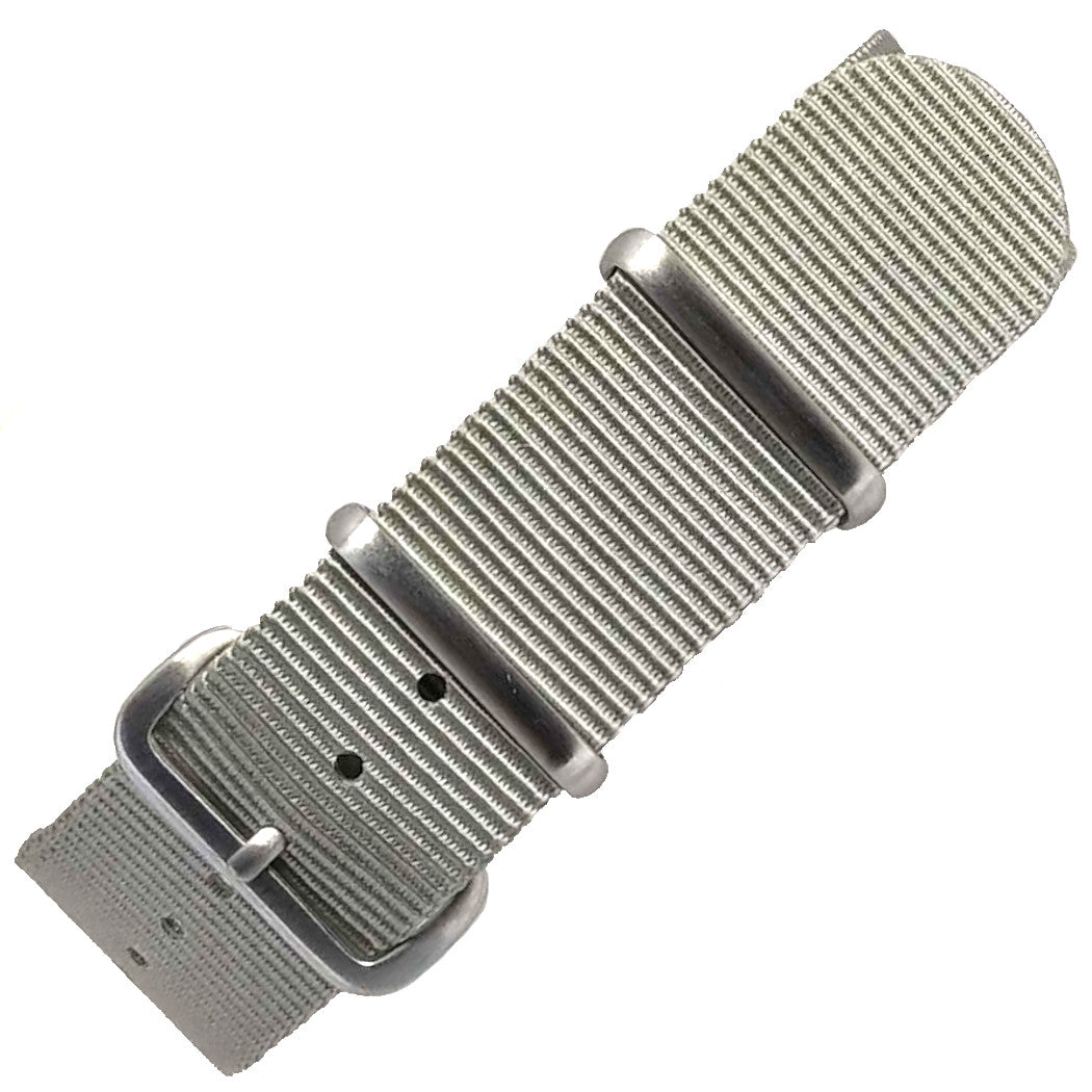 time+ Ballistic Nylon Military Watch Strap Light Grey