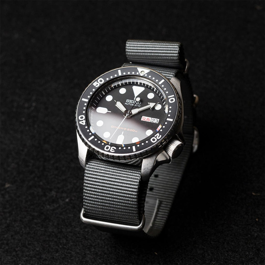 time+ Ballistic Nylon Military Watch Strap Light Grey