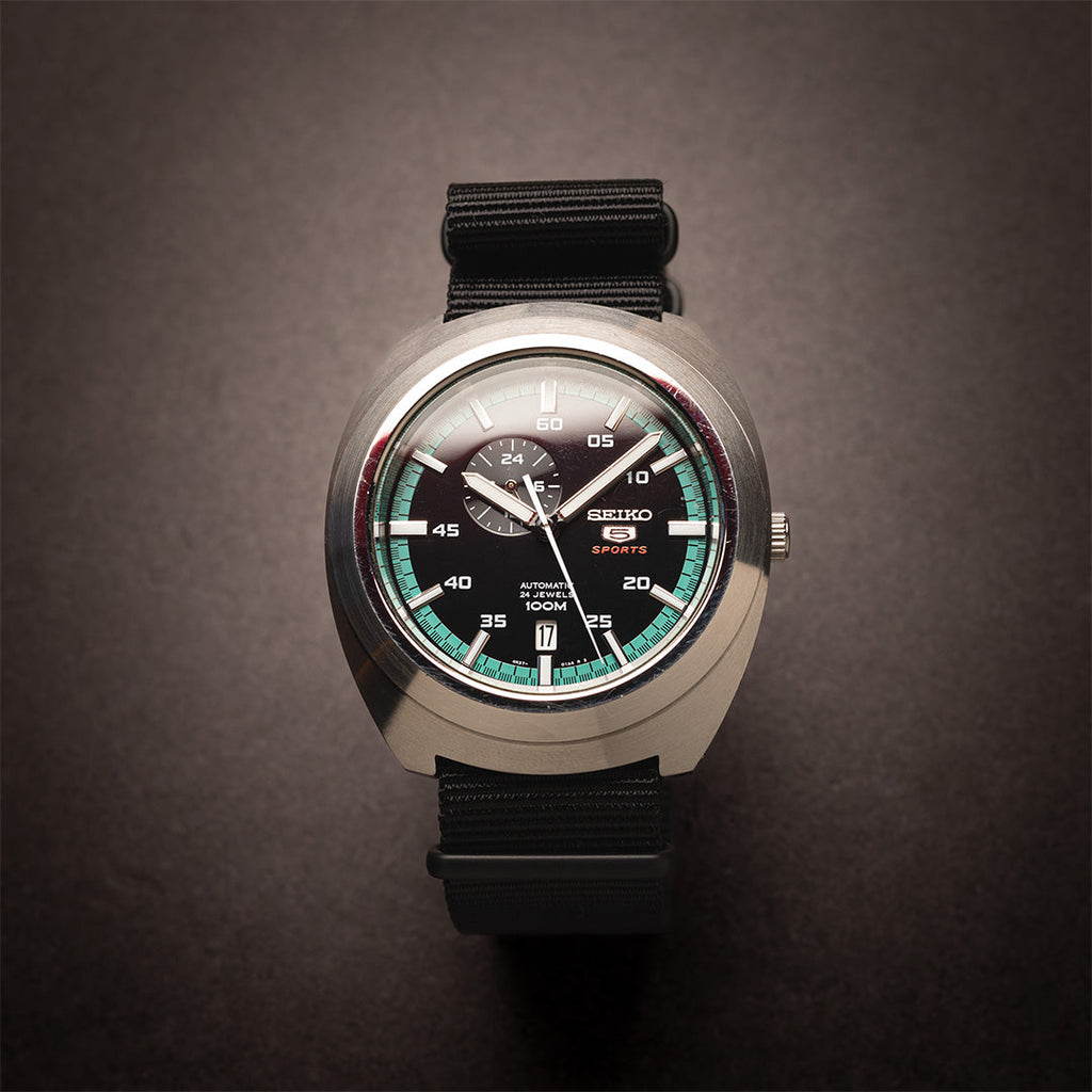 time+ Ballistic Nylon Military Watch Strap Black