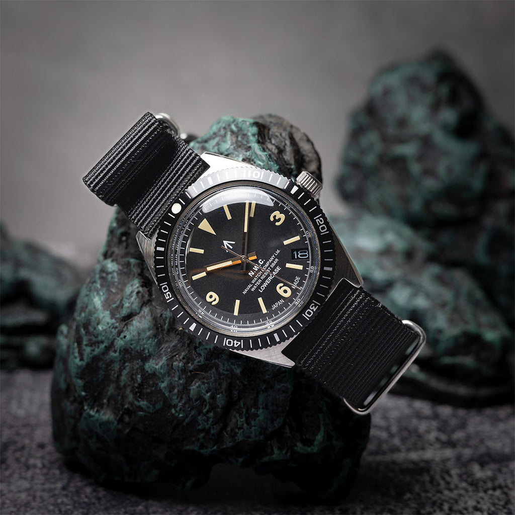 time+ Ballistic Nylon Military Watch Strap Black
