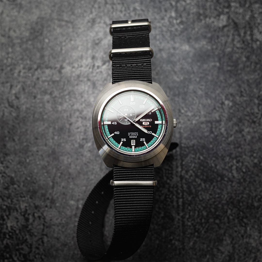 time+ バリスティックナイロン ミリタリーストラップ 時計ベルト ブラック