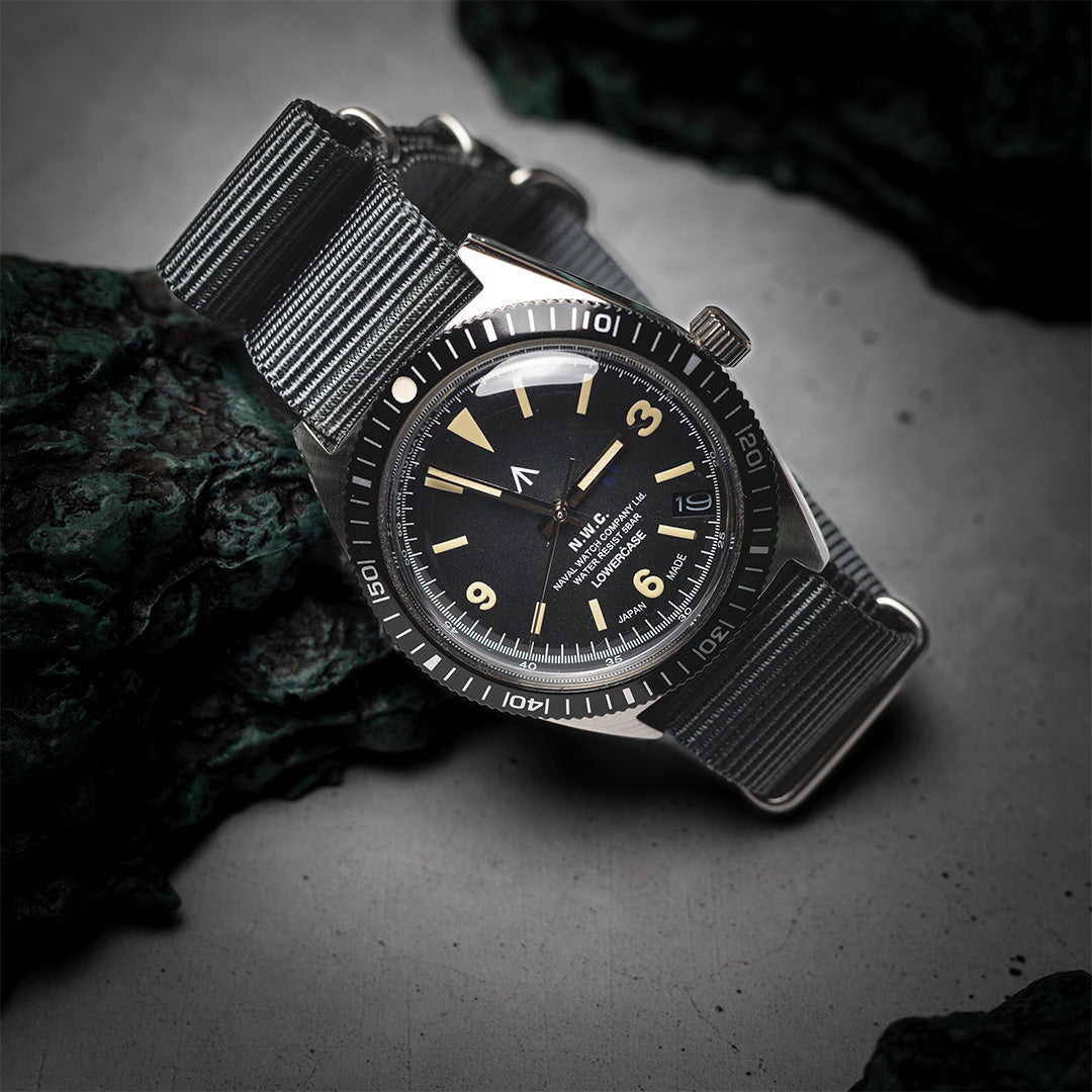 time+ Ballistic Nylon Military Watch Strap Dark Grey