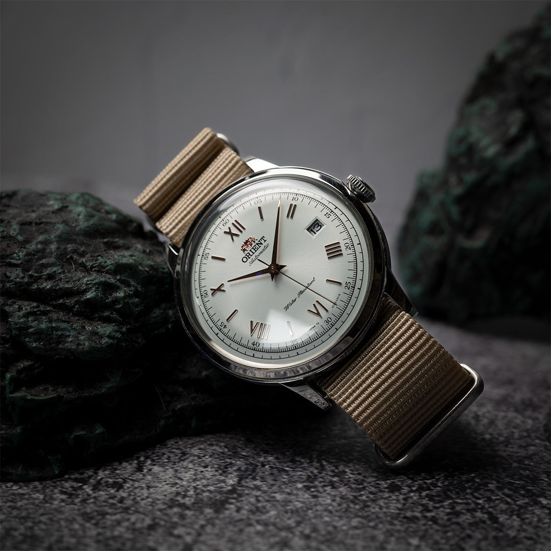 time+ Ballistic Nylon Military Watch Strap Beige