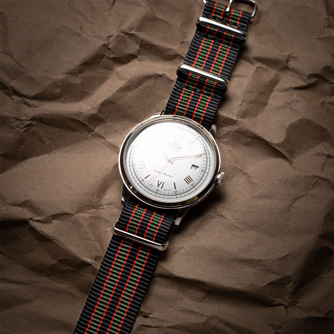 time+ Ballistic Nylon Military Watch Strap Vintage Bond