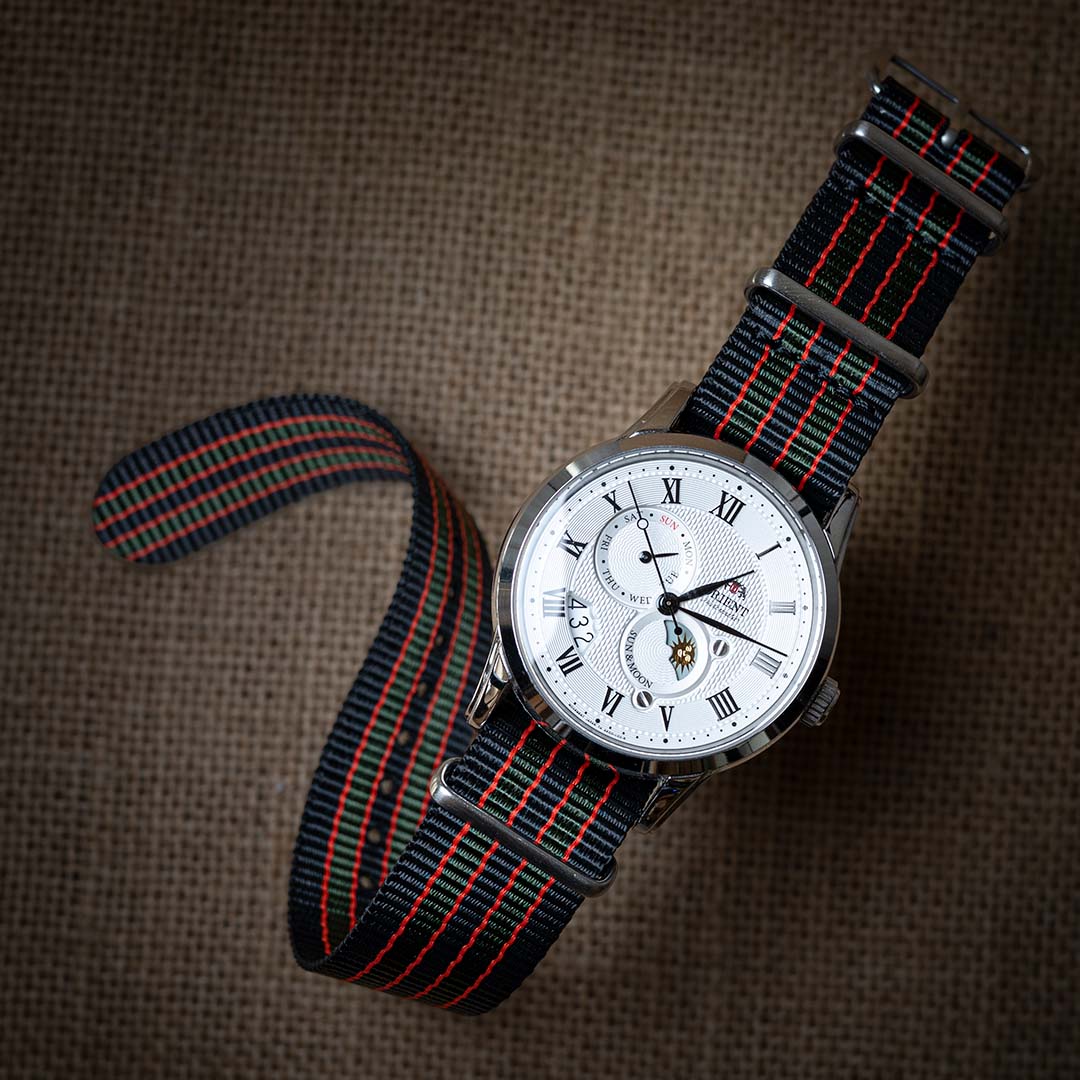 time+ バリスティックナイロン ミリタリーストラップ 時計ベルト ヴィンテージ ボンド
