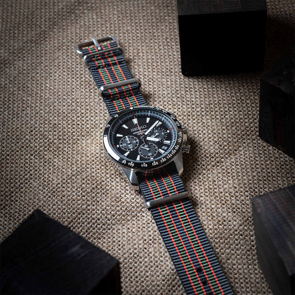 time+ Ballistic Nylon Military Watch Strap Vintage Bond