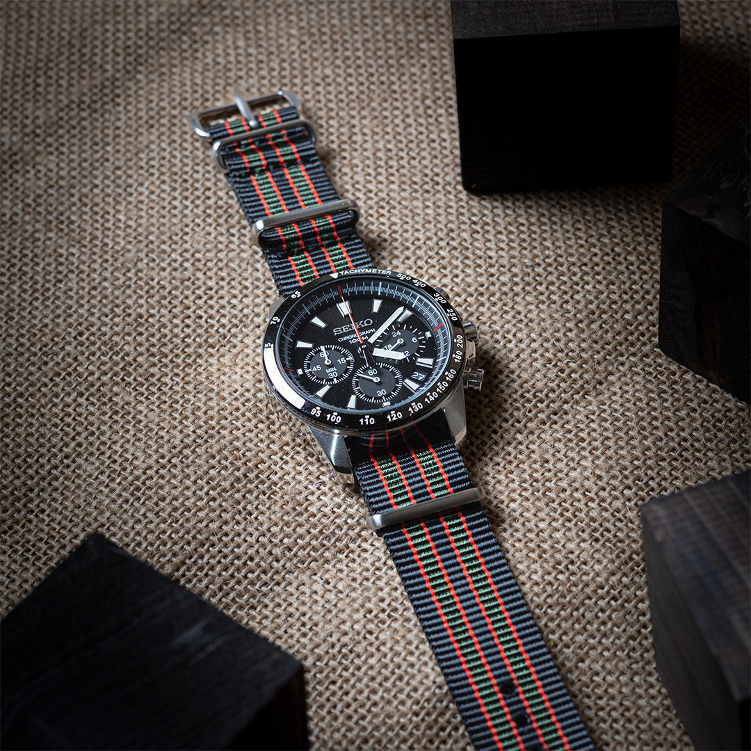 time+ Ballistic Nylon Military Watch Strap Vintage Bond